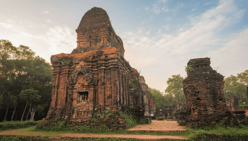 The stunning My Son Sanctuary stands as a testament to the once-thriving Champa Kingdom